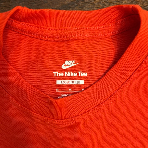 Nike Men's Vibrant Orange Tee - Picture 2 of 2